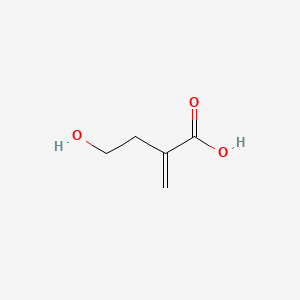 molecular formula C5H8O3 B1615742 4-Hydroxy-2-methylenebutanoic acid CAS No. 24923-76-0