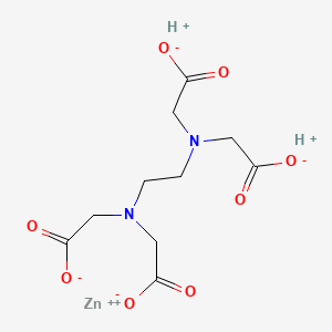 molecular formula C10H14N2O8Zn B1615748 (Ethylenedinitrilo)tetraacetic acid monozinc salt CAS No. 55448-21-0