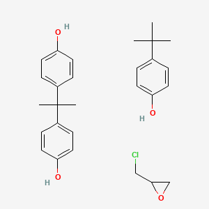 Bisphenol A, p-tert-butylphenol, (chloromethyl)oxirane polymer