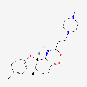 molecular formula C22H31N3O3 B1615757 Taziprinone CAS No. 79253-92-2