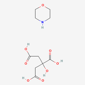 molecular formula C10H17NO8 B1615758 Morpholine citrate CAS No. 62038-11-3