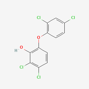 molecular formula C12H6Cl4O2 B1615759 Phenol, 2,3-dichloro-6-(2,4-dichlorophenoxy)- CAS No. 63709-57-9
