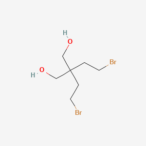 molecular formula C7H14Br2O2 B1615785 2,2-Bis(bromoethyl)-1,3-propanediol CAS No. 34549-30-9