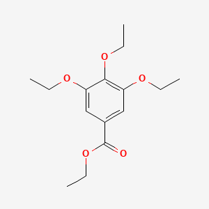 molecular formula C15H22O5 B1615786 Ethyl 3,4,5-triethoxybenzoate CAS No. 31374-71-7