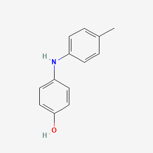 molecular formula C13H13NO B1615791 p-(p-Toluidino)phenol CAS No. 29813-87-4