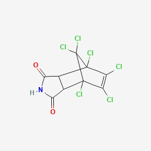 molecular formula C9H3Cl6NO2 B1615802 Chlorendic imide CAS No. 6889-41-4