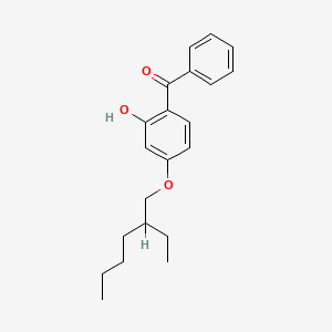 molecular formula C21H26O3 B1615805 4-(2-Ethylhexyloxy)-2-hydroxybenzophenone CAS No. 2549-90-8