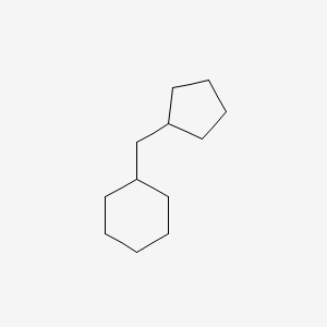 molecular formula C12H22 B1615809 (Cyclopentylmethyl)cyclohexane CAS No. 4431-89-4