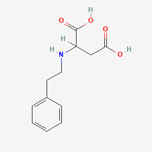 molecular formula C12H15NO4 B1615814 DL-N-Phenethylaspartic acid CAS No. 5872-49-1