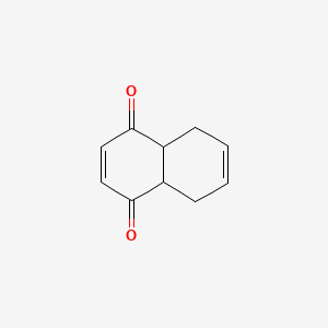 molecular formula C10H10O2 B1615818 4a,5,8,8a-Tetrahydro-1,4-naphthoquinone CAS No. 6271-40-5