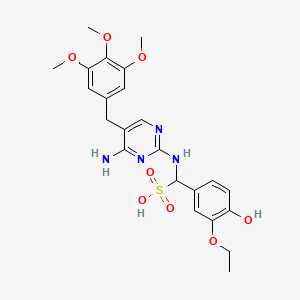 molecular formula C23H28N4O8S B1615824 Vaneprim CAS No. 81523-49-1