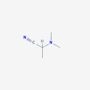 molecular formula C5H10N2 B1615826 2-(Dimethylamino)propanenitrile CAS No. 5350-67-4