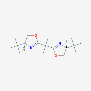 molecular formula C17H30N2O2 B161583 (S,S)-(-)-2,2'-异丙基亚甲基双(4-叔丁基-2-噁唑啉) CAS No. 131833-93-7