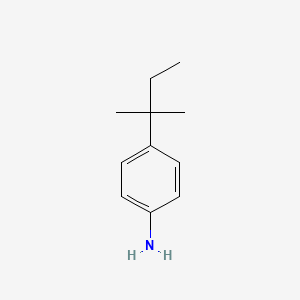 molecular formula C11H17N B1615834 p-tert-Amylaniline CAS No. 2049-92-5