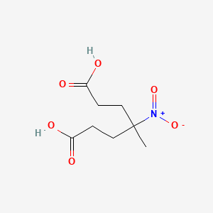 molecular formula C8H13NO6 B1615841 4-Methyl-4-nitroheptanedioic acid CAS No. 5437-39-8