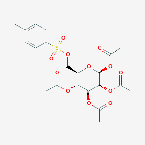 molecular formula C21H26O12S B1615845 Tetra-O-acetyl-6-O-tosyl-beta-D-glucopyranose CAS No. 6619-10-9
