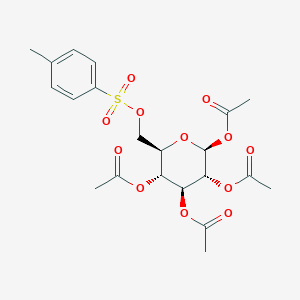 molecular formula C21H26O12S B1615845 四-O-乙酰基-6-O-甲苯磺酰基-β-D-吡喃葡萄糖 CAS No. 6619-10-9