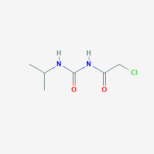 molecular formula C6H11ClN2O2 B1615847 1-(2-氯乙酰)-3-异丙基脲 CAS No. 7248-86-4