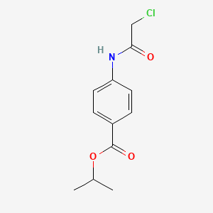 molecular formula C12H14ClNO3 B1615850 Isopropyl 4-[(chloroacetyl)amino]benzoate CAS No. 38064-88-9