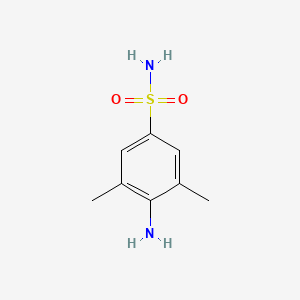 molecular formula C8H12N2O2S B1615852 4-Amino-3,5-dimethylbenzenesulfonamide CAS No. 7356-89-0