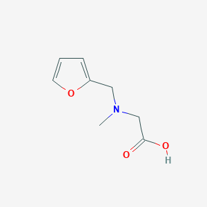 molecular formula C8H11NO3 B1615853 (Furan-2-ylmethyl-methyl-amino)-acetic acid CAS No. 500348-57-2