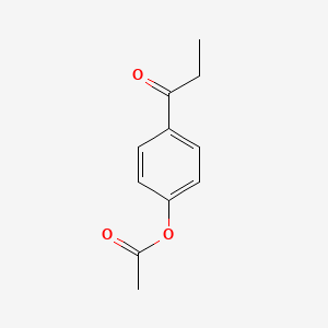 molecular formula C11H12O3 B1615854 4-Acetoxypropiophenone CAS No. 25743-56-0