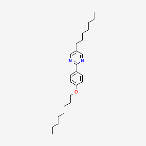 molecular formula C25H38N2O B1615860 5-Heptyl-2-[4-(octyloxy)phenyl]pyrimidine CAS No. 57202-39-8