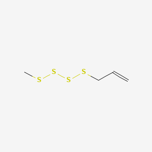 molecular formula C4H8S4 B1615874 烯丙基甲基四硫化物 CAS No. 90195-83-8