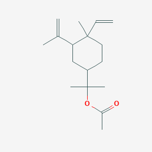 B1615875 2-(4-Ethenyl-4-methyl-3-prop-1-en-2-ylcyclohexyl)propan-2-yl acetate CAS No. 84434-64-0