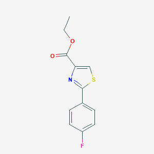 B161588 Ethyl 2-(4-fluorophenyl)thiazole-4-carboxylate CAS No. 132089-35-1