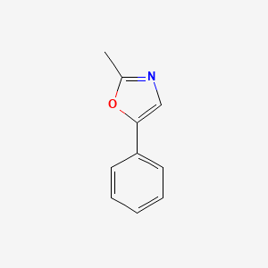 molecular formula C10H9NO B1615902 2-Methyl-5-phenyloxazole CAS No. 3969-09-3