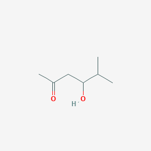 molecular formula C7H14O2 B1615905 4-Hydroxy-5-methyl-2-hexanone CAS No. 38836-21-4