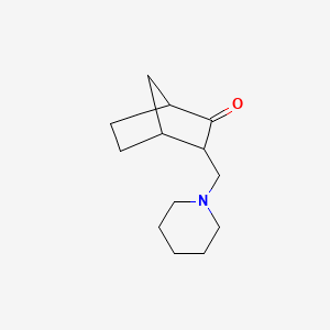 molecular formula C13H21NO B1615908 3-(哌啶-1-基甲基)双环[2.2.1]庚烷-2-酮 CAS No. 71172-60-6