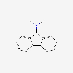 molecular formula C15H15N B1615914 n,n-Dimethyl-9h-fluoren-9-amine CAS No. 53156-46-0