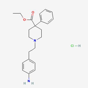 molecular formula C22H29ClN2O2 B1615925 Anileridine hydrochloride CAS No. 53421-22-0