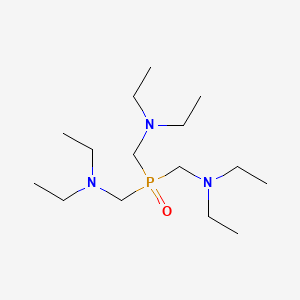 molecular formula C15H36N3OP B1615929 Phosphine oxide, tris(diethylaminomethyl)- CAS No. 2327-87-9