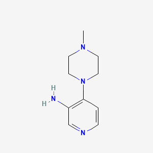 molecular formula C10H16N4 B1615930 4-(4-甲基哌嗪-1-基)吡啶-3-胺 CAS No. 14549-59-8