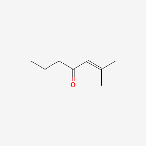 molecular formula C8H14O B1615938 2-甲基-2-庚烯-4-酮 CAS No. 22319-24-0