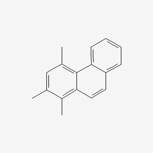 molecular formula C17H16 B1615939 1,2,4-Trimethylphenanthrene CAS No. 23189-64-2