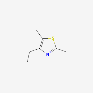 molecular formula C7H11NS B1615947 2,5-二甲基-4-乙基噻唑 CAS No. 32272-57-4