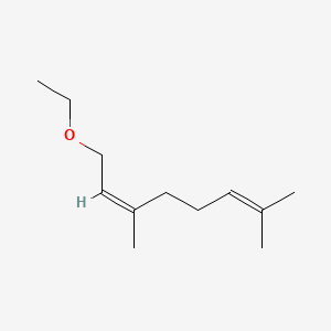 molecular formula C12H22O B1615949 (2Z)-1-乙氧基-3,7-二甲基辛-2,6-二烯 CAS No. 22882-89-9