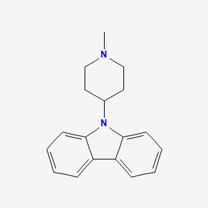 B1615960 Carbazole, 9-(1-methyl-4-piperidyl)- CAS No. 67196-13-8