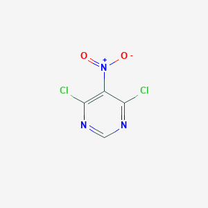 molecular formula C4HCl2N3O2 B016160 4,6-二氯-5-硝基嘧啶 CAS No. 4316-93-2