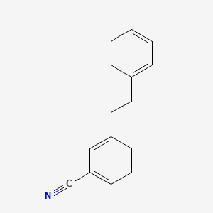 molecular formula C15H13N B1616004 1-(3-Cyanophenyl)-2-phenylethane CAS No. 34176-91-5