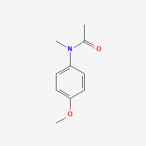 molecular formula C10H13NO2 B1616007 Acetamide, N-(4-methoxyphenyl)-N-methyl- CAS No. 35813-38-8