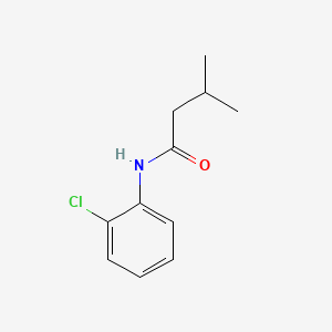 molecular formula C11H14ClNO B1616012 Butanamide, N-(2-chlorophenyl)-3-methyl- CAS No. 62635-51-2