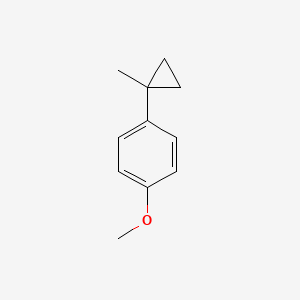 molecular formula C11H14O B1616014 1-Methoxy-4-(1-methylcyclopropyl)benzene CAS No. 63340-01-2