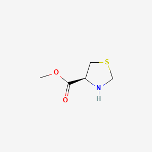 molecular formula C5H9NO2S B1616018 Methyl (S)-thiazolidine-4-carboxylate CAS No. 39254-90-5