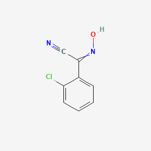 molecular formula C8H5ClN2O B1616086 (2-Chlorophenyl)(hydroxyimino)acetonitrile CAS No. 21742-26-7