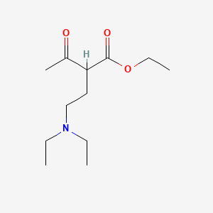 molecular formula C12H23NO3 B1616092 Ethyl 2-(2-(diethylamino)ethyl)acetoacetate CAS No. 23999-02-2